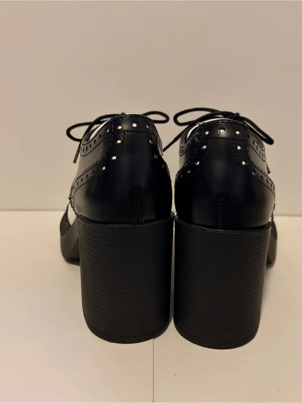 Steve Madden Tuxedo Brogue Platform Oxfords